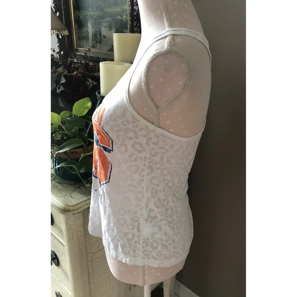 Auburn Tiigers Razorback Tank Tops 3 Blue Orange & White 2 Fitted S/M 1 Loose M